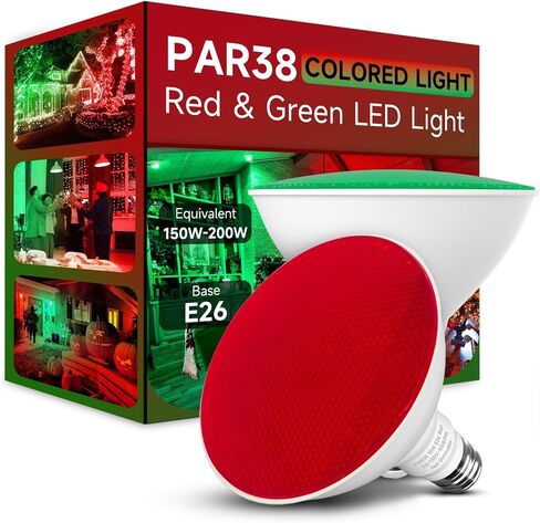 PAR38 Purple LED Lights for Outside, 150W Flood Light Bulbs Equivalent, 15W Energy Saving 1200LM, Colored Outdoor Flood Light Bulb, E26 Not-dim for Christmas, Halloween, 2 Pack in Saudi Arabia