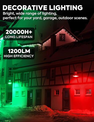 PAR38 Purple LED Lights for Outside, 150W Flood Light Bulbs Equivalent, 15W Energy Saving 1200LM, Colored Outdoor Flood Light Bulb, E26 Not-dim for Christmas, Halloween, 2 Pack in Saudi Arabia