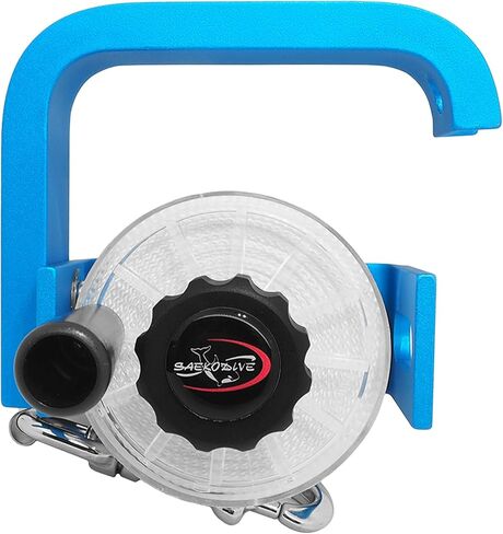150ft Aluminum Dive Reel with Tension and Locking System - Rope Reel, Scuba Diving Reel, Kayak Anchor Reel, String Line Reel in Kuwait