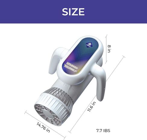 Hagul Underwater Scooter, with 2 Gear Speed (1.1m/s and 1.4m/s) Switch, 15M Underwater Waterproof and Ultra-Long Battery Life of 50mins,Water Scooter for Kids and Adults Swimming Pool in Saudi Arabia