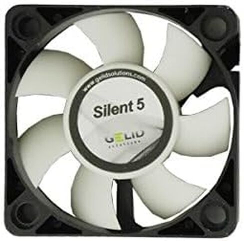 Gelid Solutions Silent 4 – 40mm Computer Fan, 3 Pin Molex, 40x40x10mm, Fan Speed: 4200RPM, Hydro Bearing, FN-SX04-42, Very Quiet, Noise Level 18.9 dBA, Color Black in Kuwait