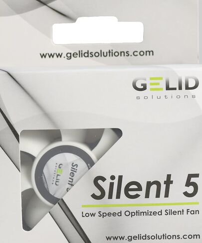 Gelid Solutions Silent 4 – 40mm Computer Fan, 3 Pin Molex, 40x40x10mm, Fan Speed: 4200RPM, Hydro Bearing, FN-SX04-42, Very Quiet, Noise Level 18.9 dBA, Color Black in Kuwait