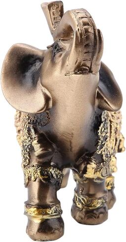 Elephant Statue, Perfect for Gift for Home Shop Decoration, Thai Elephant, Feng Shui Elephant, for Reception Decoration, Good Luck Decoration, Three Sizes(L/M/S)(S) in Saudi Arabia