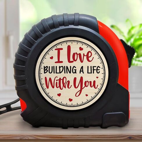 WANDER PRINTS Funny and Playful Gift for Him - Measuring Tape, 16 Ft with Fractions 1/8 Retractable Measuring Tape - Gift for Husband, Gift for Boyfriend, Gift for Men in Saudi Arabia