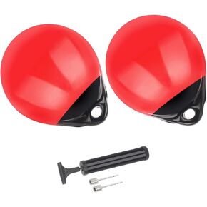 Pair of Boat Mooring Buoys, Marine Grade Inflatable Vinyl Round Pontoon Boat Fenders Ball, Boat Bumpers for Docking, Dock Floats, Fishing Marker Buoys/Swim Buoy/Anchor Ball in Saudi Arabia