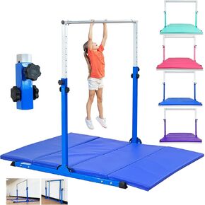 Gymnastic Bar for Kids Gymnastic Kip Bar Horizontal Bar Gymnastic Training Equipment for Kids 3-15 Years Home and Club Use