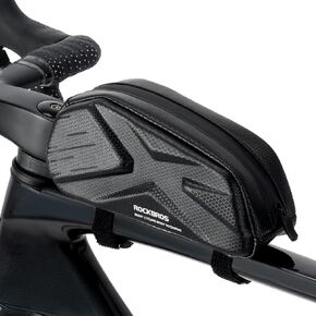 ROCKBROS Top Tube Bag Hard Shell Bike Tube Bag Pouch 1.4L Capacity Bike Frame Bag Cycling Accessories