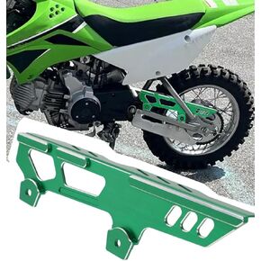 KLX110 Chain Guard CNC Chain Protector Cover for KLX110 2002-2023, KLX110L 2010-2023 Dirt Bike, Green