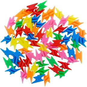 72Pcs Colorful Bike Spoke Beads Mixed Color Small Bicycle Wheel Spoke Decorations，Bike Parts and Components