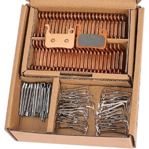 25 Pairs Sintered Metal Bike Brake Pads Compatible for Shimano Brake Pads XTR M975 M966 M965 SLX M665 LX M596 Deore XT, MTB Ebike Bicycle Disc Brake Pads Replacement with 3 Installation Tools