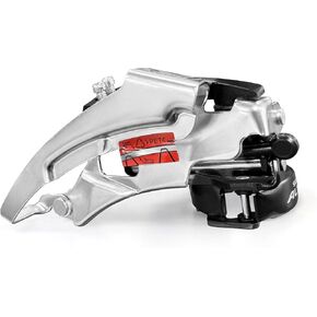 Bicycle Front Derailleur Aultus FD-M310 3x6/7/8 Speed, 3 Speed Clamp On Front Derailleurs Dual Pull Multi Clip Rings 31.8/34.9 mm,for Mountain Road Bike