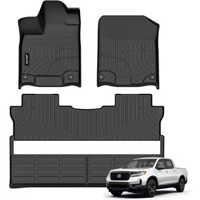 Car Floor Mats & Cargo Liner for Honda CR-V 2012-2016 (Not for CRV Touring) All Weather Floor Mats Set Custom for CRV Full Set Floor Liners for Honda CRV Accessories Black