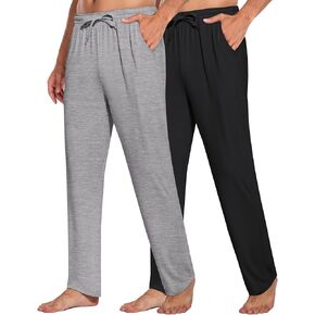 COOFANDY Men's Open Bottom Sweatpants Casual Yoga Pants Lightweight Jogger Lounge Pants with Pockets
