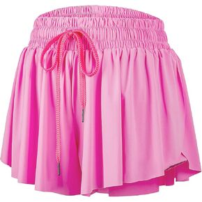 Blaosn Flowy Athletic Shorts for Women Gym Yoga Workout Running Tennis Skirt Comfy Skort Lounge Cute Clothes Casual Summer
