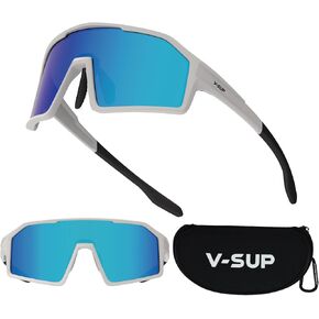 Outdoor Lightweight Sport Sunglasses - UV400 for Biking, Baseball, Running, Cycling, Mountain Bicycle for Men & Women