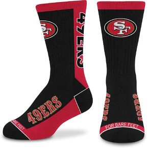 جوارب دائرية للأطفال من الجنسين من أجل Bare Feet للجنسين NFL MVP Crew
