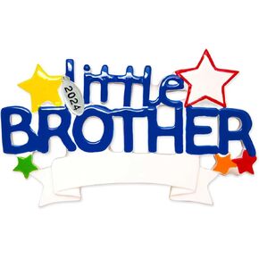 Big Sister Ornament 2024 - Big Sister Christmas Ornaments, New Baby Sister Gifts - Easy to Personalize - Comes in Gift Box So It's Ready for Giving (Big Sister - Pink)