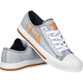 Tennessee Volunteers NCAA Womens Color Glitter Low Top Canvas Shoes - 8