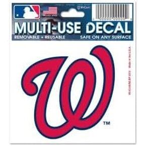 MLB Washington Nationals Multi-Use Decal, 3" x 4"