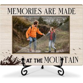 Golf Picture Frame 4 x 6 Picture Frame Wooden Frame Photo Frame Tabletop Display Home Decor for Living Room Office, Birthday Gifts For Friends Coworkers - Memories Are Made While Golfing - 50