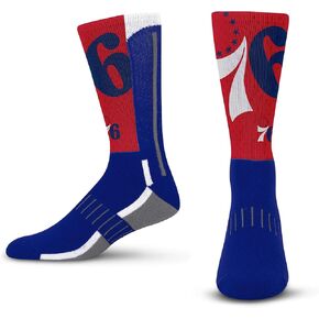 For Bare Feet Unisex Kid's NBA Logo Zoom Mesh Secondary Color Crew Sock Youth
