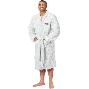 Northwest NFL Washington Commanders Sherpa Bath Robe, 26" x 47", Grey