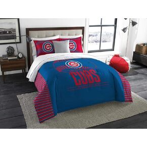 Northwest MLB Chicago Cubs Comforter Set with 2 Shams, One Size, Multicolor
