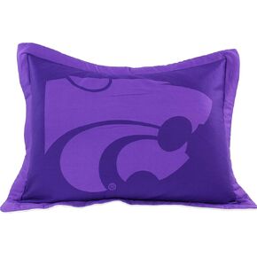 غطاء وسادة مطبوع عليه College Covers Kansas State Wildcats، مقاس 20 بوصة × 26 بوصة (KSUSH) in Kuwait