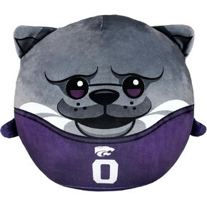 Sleep Squad Kansas State Wildcats Willie The Wildcat 12" Mascot Kiri Cloud Pillow Plushie - Official Collegiate Plush