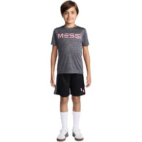Messi boys Lifestyle Short Sleeve 2-piece Set, Jersey Set With Comfortable Top & Shorts