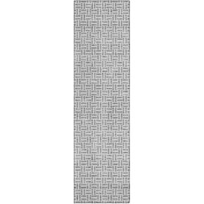 Addison Rugs Chantille ACN911 Black 2'3" x 7'6" Indoor/Outdoor Hallway Runner Rug, Machine Washable, Stain Resistant, Easy Clean, Non Shedding, for Kitchen, Bathroom, Laundry and Bedroom