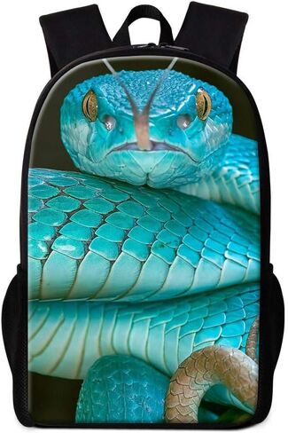 Snake Backpack Lunch Bag Pencil Case Animal Bookbag for Teenagers in Kuwait
