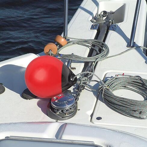 Pair of Boat Mooring Buoys, Marine Grade Inflatable Vinyl Round Pontoon Boat Fenders Ball, Boat Bumpers for Docking, Dock Floats, Fishing Marker Buoys/Swim Buoy/Anchor Ball in Saudi Arabia
