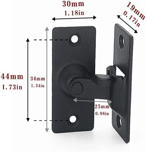 Mini Sized Pocket Door Lock, 90 Degree Door Lock, Sliding Door Lock, Shielded Door Lock in Kuwait