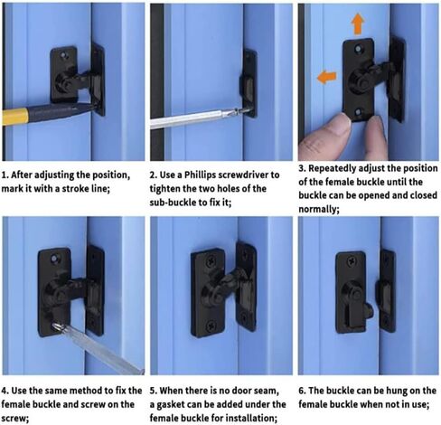 Mini Sized Pocket Door Lock, 90 Degree Door Lock, Sliding Door Lock, Shielded Door Lock in Kuwait