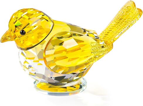 Crystal Pink Birds Figurine Glass Collectible Figurines Paperweights Birthday Gifts for Women Decorative Tabletop Centerpiece for Animal Lovers in Saudi Arabia