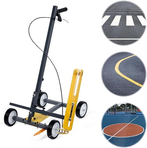 Parking Lot Paint Striping Machine Line Striper Road Striping Line Marking Machine for Marking Parking Spaces, Rubber Track, Playing Field, Workshops in Kuwait