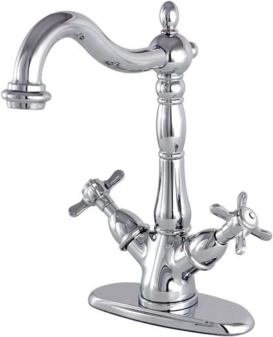 Kingston Brass KS1495BEX Essex Vessel Faucet, 6-1/2" In Spout Reach, Oil Rubbed Bronze in Saudi Arabia