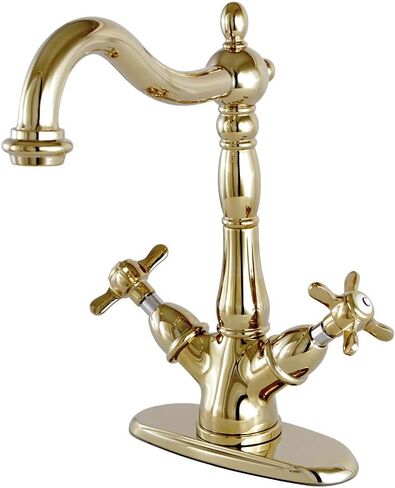 Kingston Brass KS1495BEX Essex Vessel Faucet, 6-1/2" In Spout Reach, Oil Rubbed Bronze in Saudi Arabia