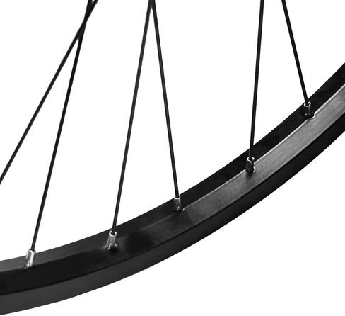 عجلات الدراجة الجبلية هايلاند 26 بوصة × 1.95 بوصة، مجموعة عجلات أمامية وخلفية MTB مع عجلة حرة 7 سرعات، مسمار على المحور، ملحقات الدراجة للدراجات للبالغين in Kuwait