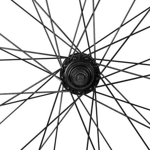 عجلات الدراجة الجبلية هايلاند 26 بوصة × 1.95 بوصة، مجموعة عجلات أمامية وخلفية MTB مع عجلة حرة 7 سرعات، مسمار على المحور، ملحقات الدراجة للدراجات للبالغين in Kuwait