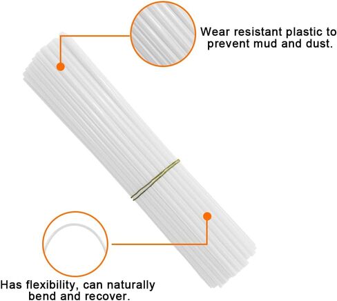 Mandark 72PCS Spoke Skins Covers, Motorcycle Wheel Spoke Rims Decoration Protector, Dustproof Bicycle Pipe Trim Protective Wrap Accessories, Universal for Dirt Bike, Wheelchair and More （Red） in Saudi Arabia