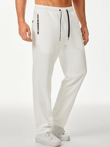 JMIERR Men's Casual Joggers Pants Elastic Waist Straight Leg Yoga Pants Lightweight Lounge Pants with Pockets in Saudi Arabia
