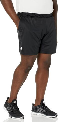 adidas Men's Heat.RDY Knitted Tennis Shorts, Black, Large in Saudi Arabia