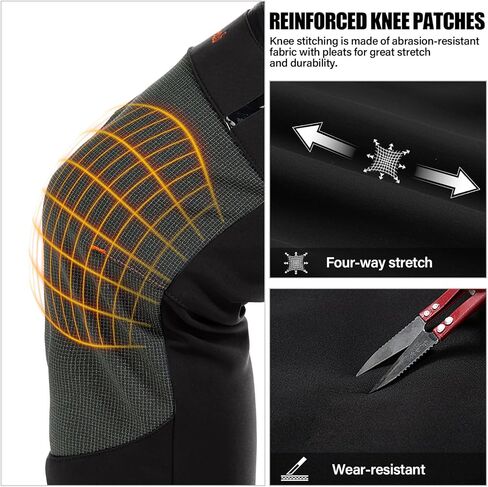 Womens Snow Ski Pants Waterproof Hiking Fleece Lined Insulated Softshell Outdoor Pants Snowboard Zipper Bottom Leg in Kuwait