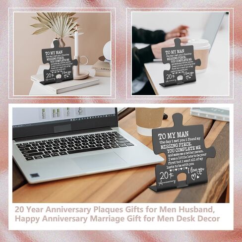 10th Work Anniversary Decor Gifts for Women, Men, Thank You Appreciation 10Year Work Anniversary Plaque Gifts for Employee, Him, Her, Happy 10th Work Anniversary Decorative Signs YP230 in Saudi Arabia
