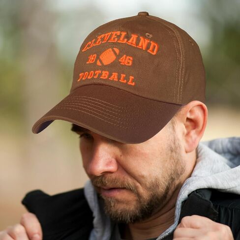 Football Fans Embroidered Hat for Men Women Sport Fans Classic US Cities Adjustable Baseball Cap in Saudi Arabia