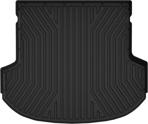 OEDRO Custom Fit Floor Mats for 2013-2018 Hyundai Santa Fe, Black TPE All Weather Front & 2nd Seat Floor Liners (5-Passenger Model) in Saudi Arabia