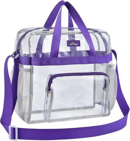 Bagenius Clear Bag Stadium Approved 12×6×12 Clear bag for Stadium Events Sports Concert Festival Work in Saudi Arabia