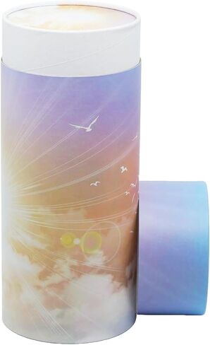 Casket Depot Green Forest Adult Size Memorial Collection Scattering Tube, Biodegradable Urn for Scattering Ashes, Eco Urn, Adult Size 13" Long, Holds Up to 250 Cubic Inches Ashes in Saudi Arabia